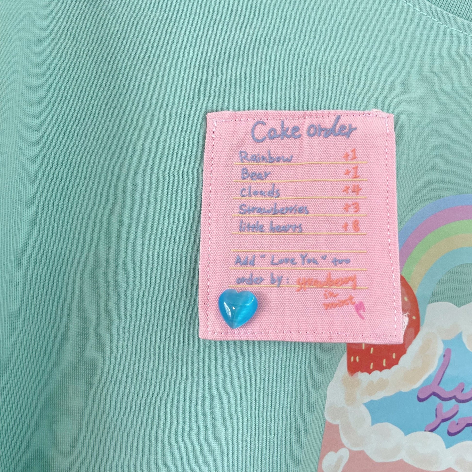 Best Cake, 100% cotton T-shirt with original design. - strawberryinmint