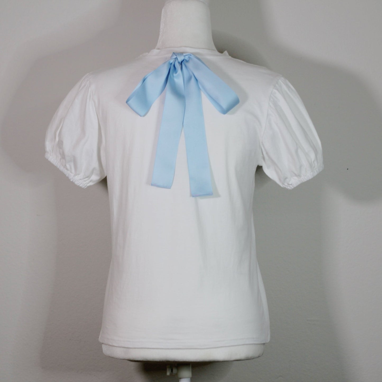 Le Muguet, Cotton Puff Sleeve Shirt. - strawberryinmint